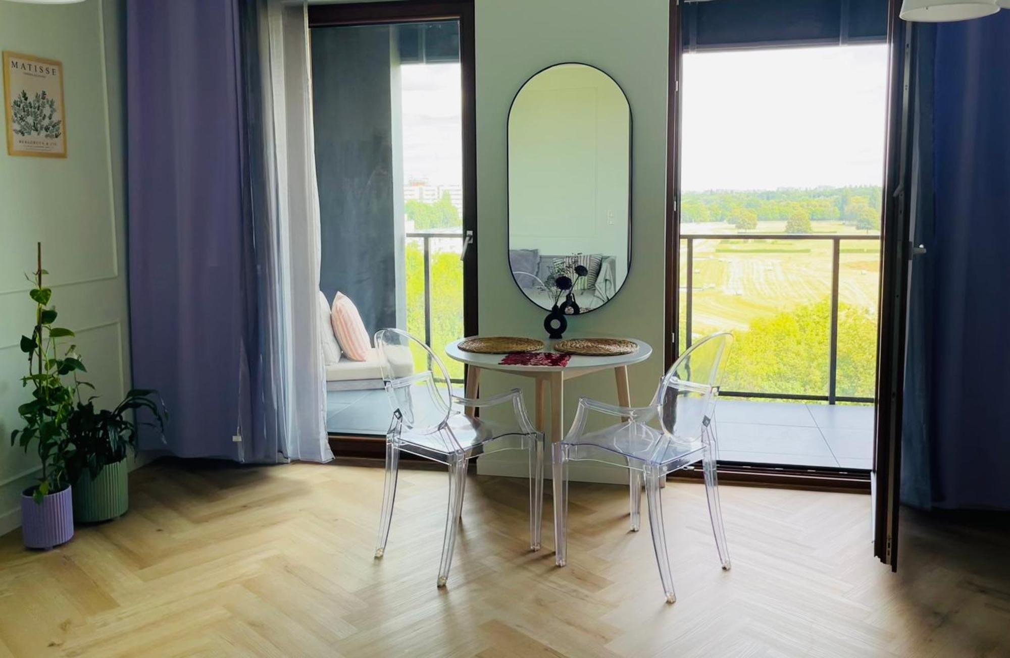Warsaw Airport Wyscigi - City And Green View Apartment With Underground Garage Екстер'єр фото
